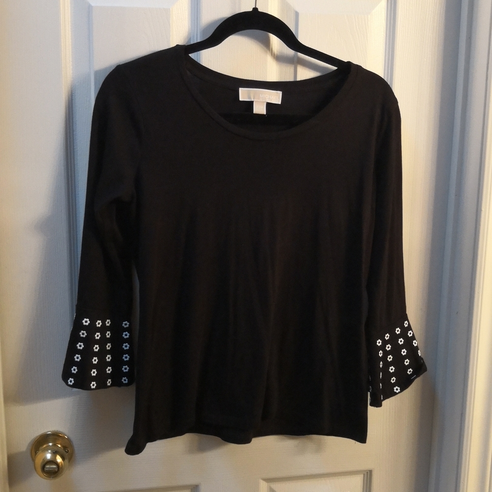 Michael Kors Black Top, sz Medium